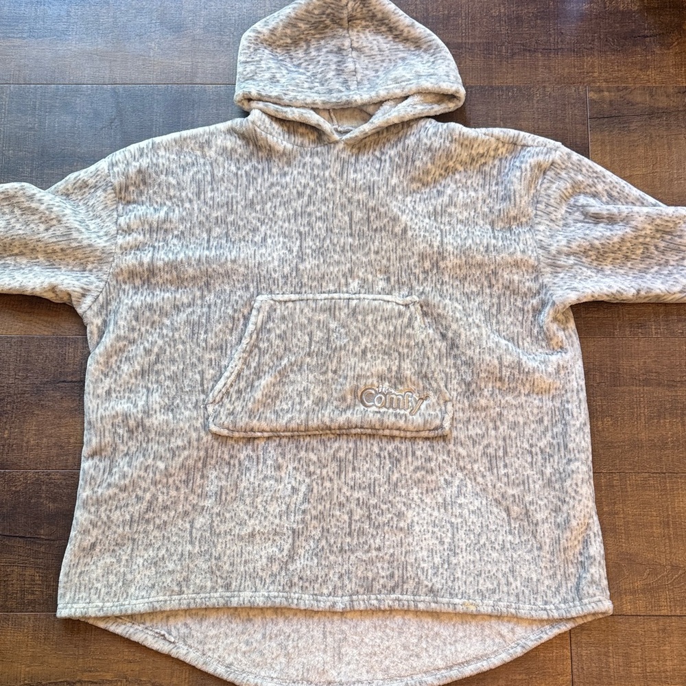 The Comfy Plush Hooded Poncho